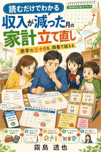 読むだけでわかる 収入が減った月の家計立て直しの書影