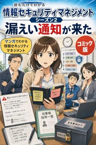 読むだけでわかる 情報セキュリティマネジメント シーズン2 コミック版の書影