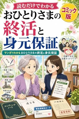 読むだけでわかるおひとりさまの終活と身元保証 コミック版の書影