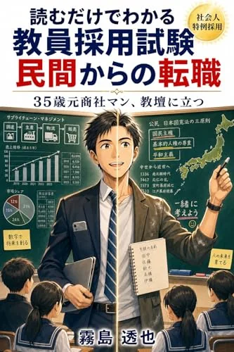 読むだけでわかる 教員採用試験 民間からの転職の書影