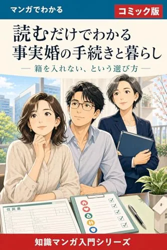読むだけでわかる 事実婚の手続きと暮らし コミック版の書影