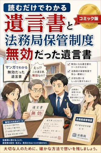 読むだけでわかる 遺言書と法務局保管制度 コミック版の書影