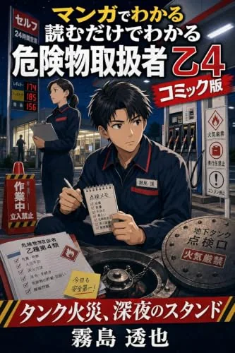 読むだけでわかる 危険物取扱者 乙4 コミック版の書影