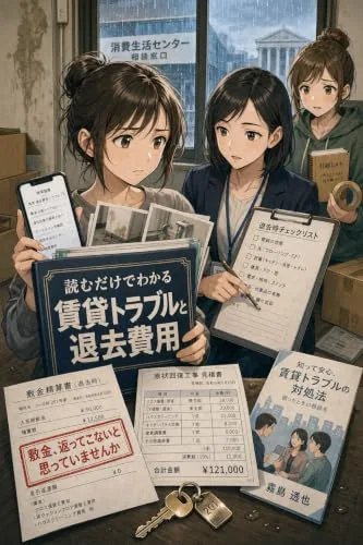 読むだけでわかる 賃貸トラブルと退去費用の書影