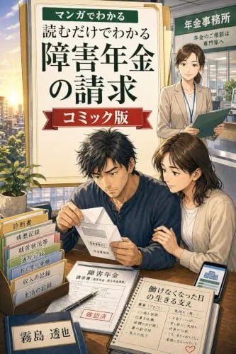 読むだけでわかる 障害年金の請求 コミック版の書影