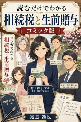 読むだけでわかる 相続税と生前贈与 コミック版の書影