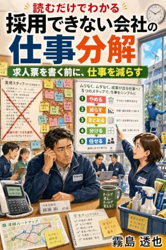 読むだけでわかる 採用できない会社の仕事分解の書影