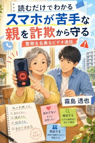 読むだけでわかる スマホが苦手な親を詐欺から守るの書影