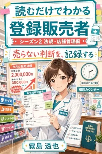 読むだけでわかる 登録販売者 シーズン2 法規・店舗管理編の書影